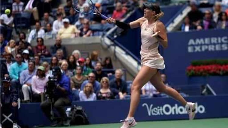 US Open - Maria Sharapova strandt in achtste finales