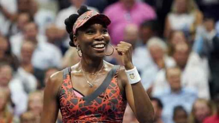 US Open - Venus Williams schaart zich bij laatste vier