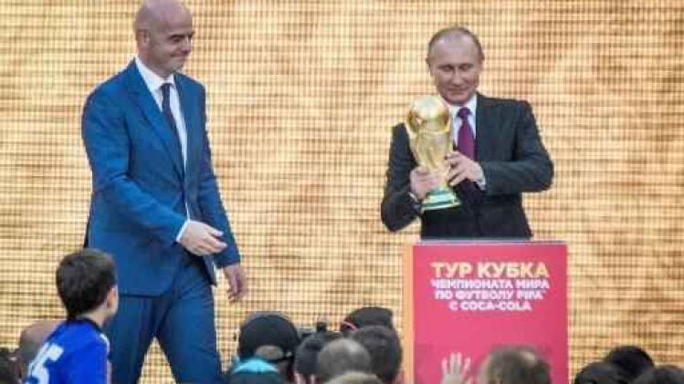 Wereldbekertrofee begint aan rondreis door Rusland en rest van de wereld