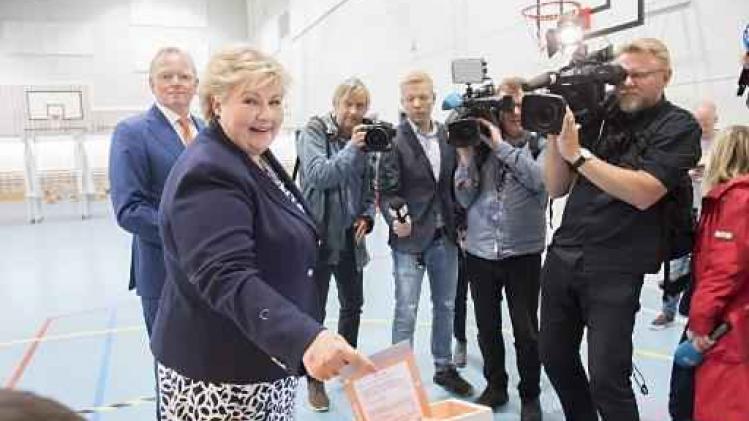 Verkiezingen Noorwegen - Conservatief blok zou meerderheid behalen in parlement