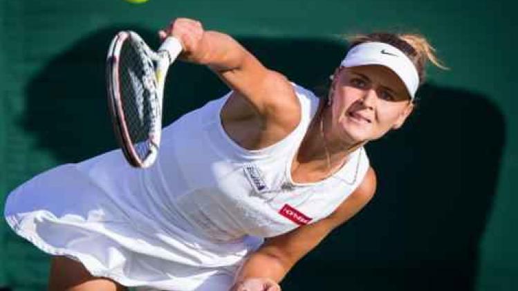 ITF Biarritz - Maryna Zanevska geeft op in eerste ronde