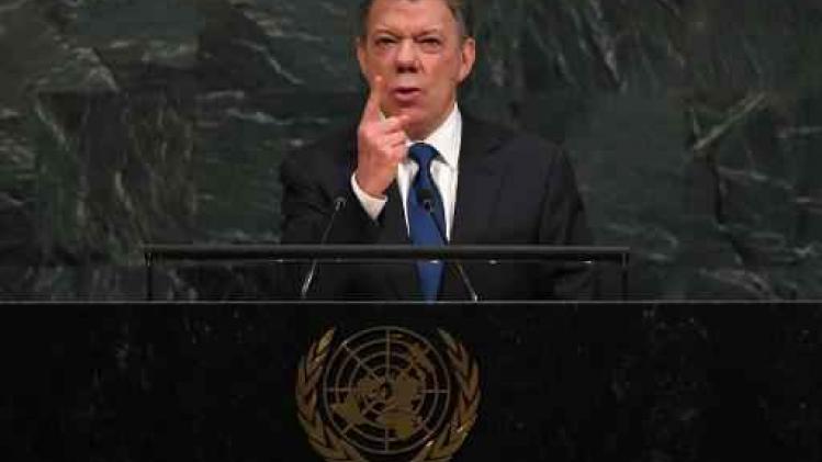 Algemene vergadering VN - Colombiaanse president Santos bedankt VN voor hulp bij vredesproces