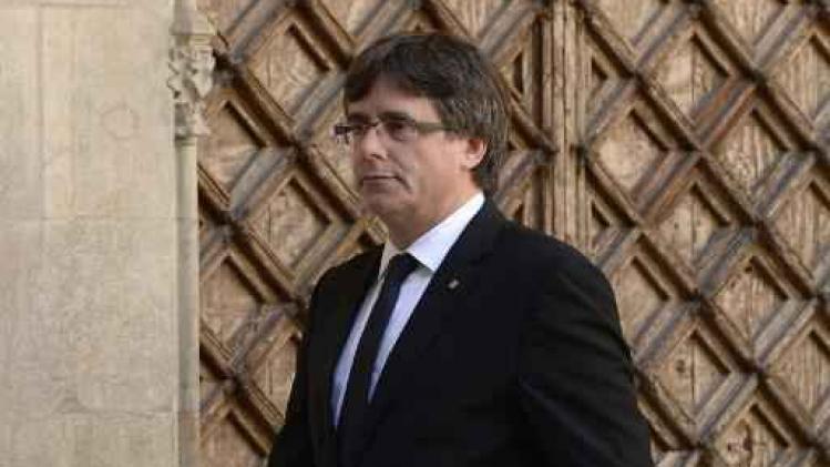 Catalaanse president: "Madrid heeft de facto noodtoestand afgekondigd in Catalonië"