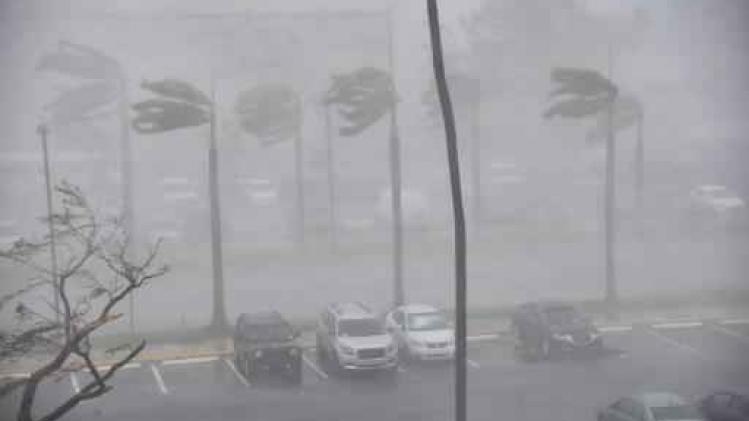 Orkaan Maria produceert windsnelheden tot 240 kilometer per uur boven Puerto Rico