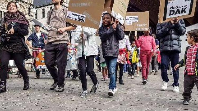 Optocht door Gent voor dakloze kinderen: "De situatie is abominabel"