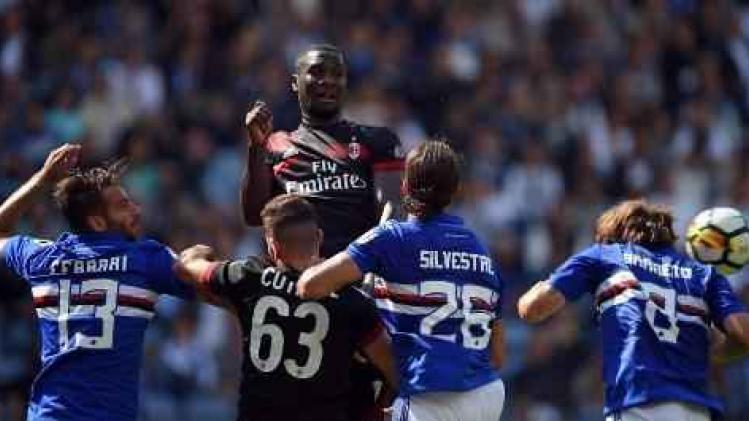 Belgen in het buitenland - Dennis Praet pakt met Sampdoria de scalp van AC Milan