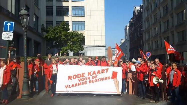 ACOD protesteert tegen "afbraakbeleid" Vlaamse regering in openbare sector