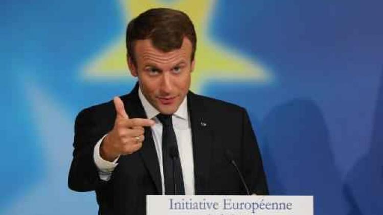Franse president Macron wil nationale tarieven vennootschapsbelasting harmoniseren
