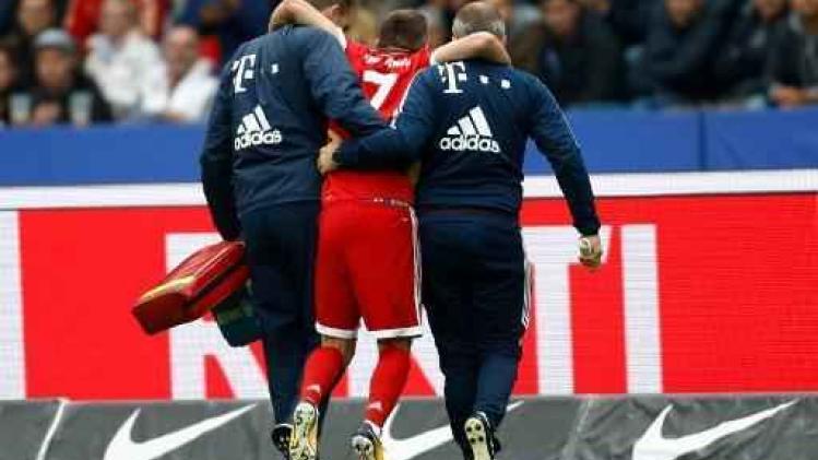 Bundesliga - Vrees voor zware knieblessure bij Franck Ribéry