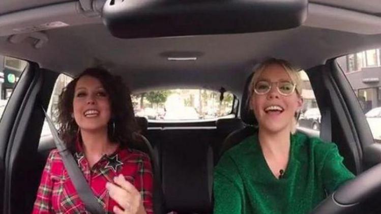 Eline De Munck zonder gordel