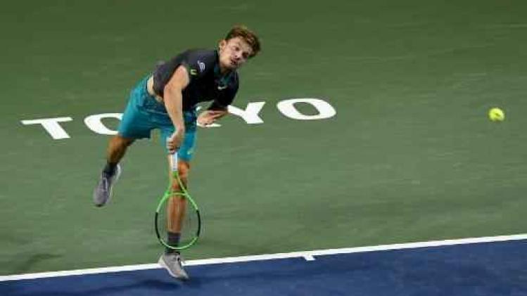 ATP Tokio - David Goffin knokt zich voorbij Argentijn Schwartzman naar nieuwe finale