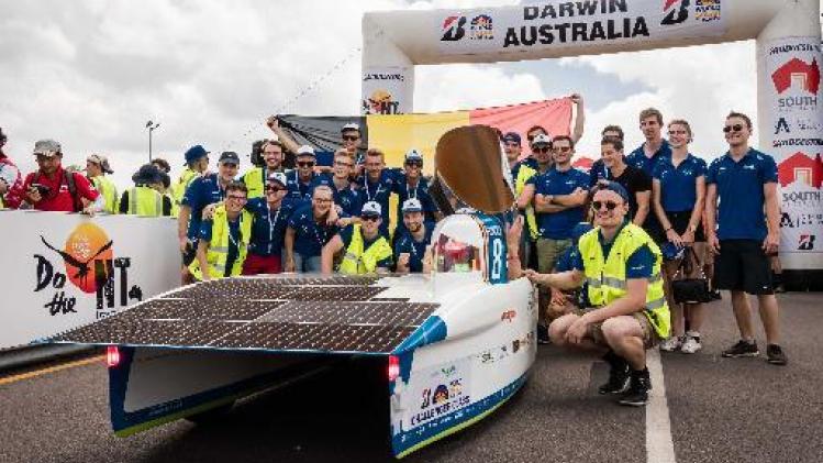 Leuvens studententeam rukt op naar 5e plaats in WK-zonnewagens in Australië
