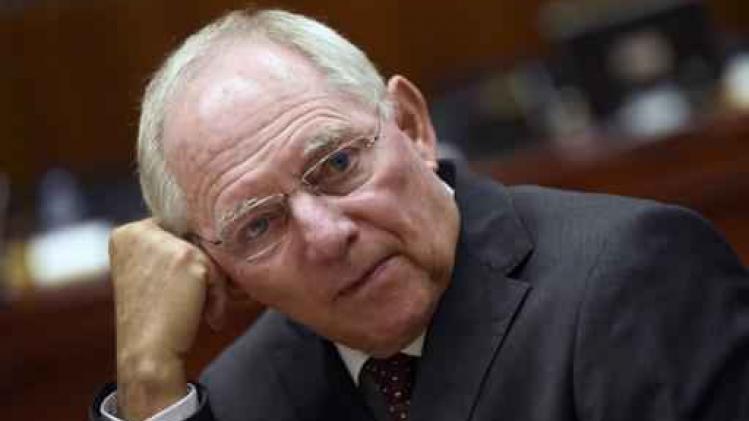Eurogroep zwaait Schäuble uit