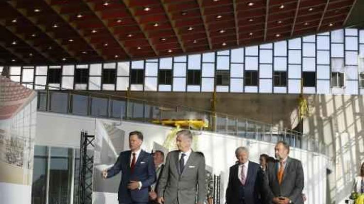 Koning Filip bezoekt Brussels Airport