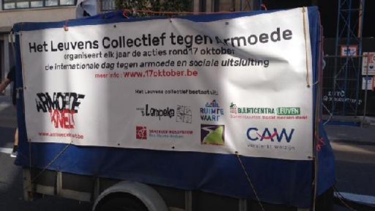 Vijfhonderdtal betogers in Leuven vraagt aandacht voor gezondheidsproblemen bij armen