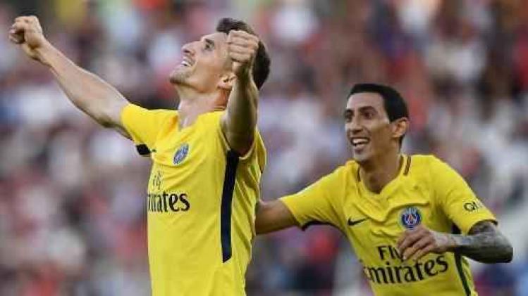 Belgen in het buitenland - Thomas Meunier bezorgt PSG met twee doelpunten volle buit bij Dijon