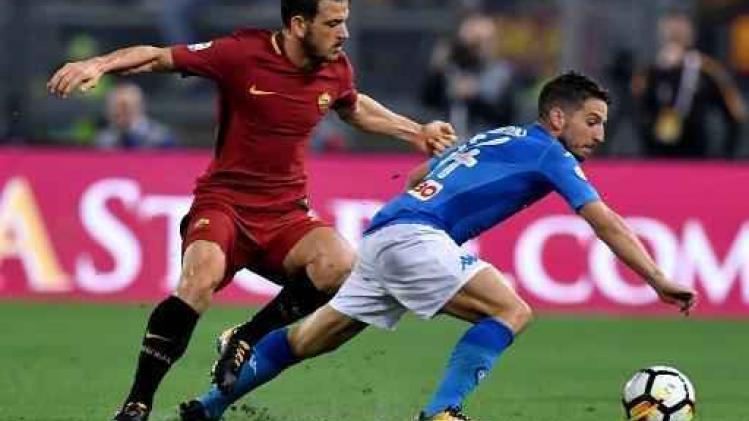 Belgen in het buitenland - Napoli behoudt maximum van de punten na nipte overwinning tegen AS Roma