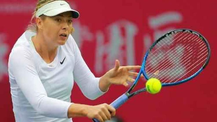 Sharapova pakt eerste WTA-titel in Tianjin sinds terugkeer