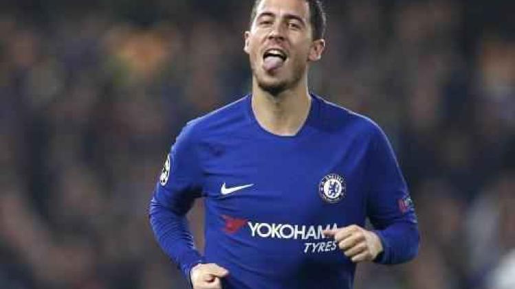 Champions League - Twee doelpunten van Hazard leveren Chelsea slechts een punt op tegen Roma