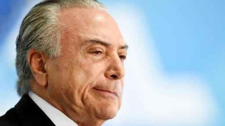 Parlementaire commissie stemt tegen proces voor president Temer