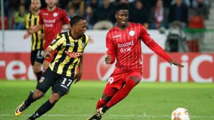 Europa League - Mak Zulte Waregem komt niet verder dan gelijkspel tegen Vitesse