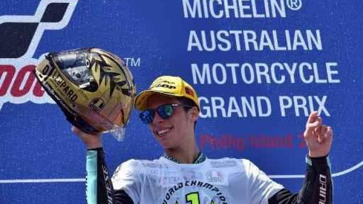 WK snelheid - GP van Australië - Spanjaard Mir verovert wereldtitel in Moto3