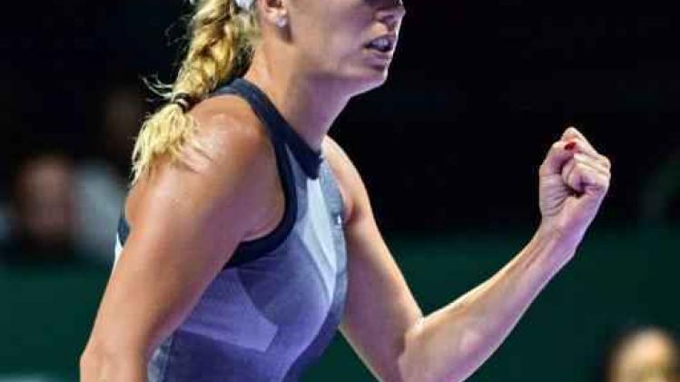 Caroline Wozniacki start met vlotte zege in Masters