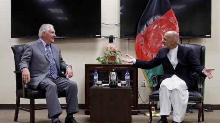 Tillerson ontmoet Afghaanse president tijdens verrassingsbezoek aan Kaboel