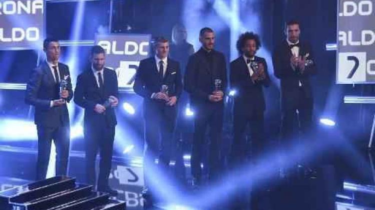 The Best FIFA Football Awards - Geen Belgen in World XI