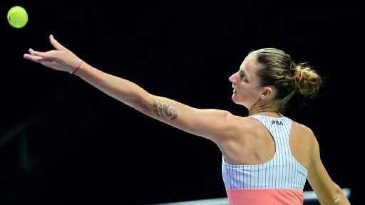 WTA masters - Karolina Pliskova wint ook tweede duel makkelijk en is zeker van halve finales