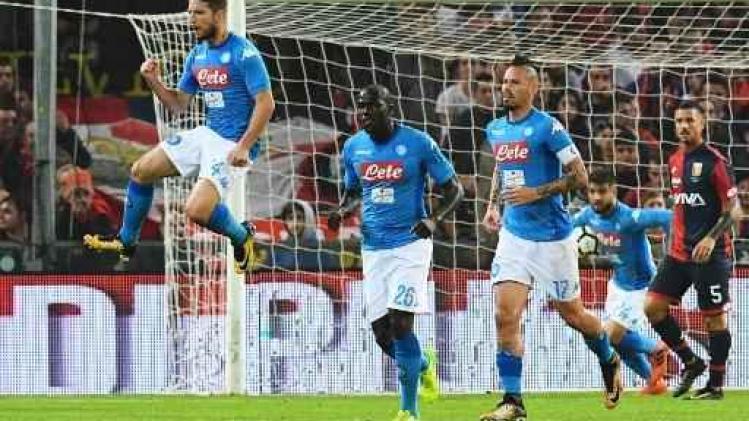 Belgen in het buitenland - Dries Mertens helpt Napoli met hattrick aan drie punten
