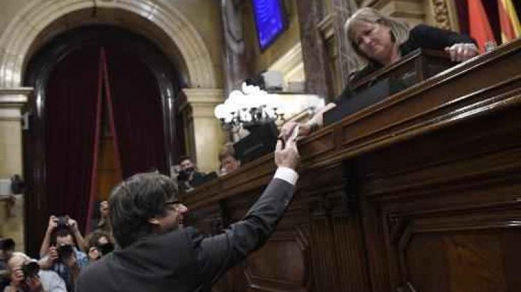 Catalaanse parlement keurt resolutie voor onafhankelijkheid goed