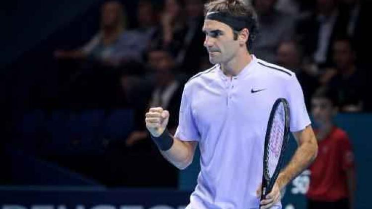 Roger Federer steekt voor de achtste keer toernooizege op zak