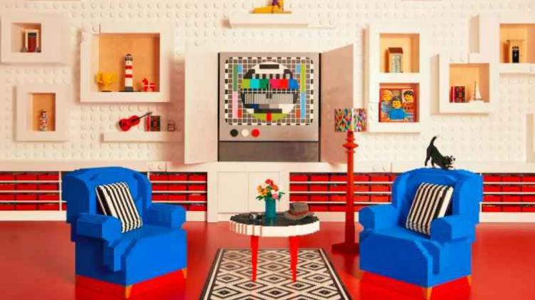Je kan slapen in een huis van Lego
