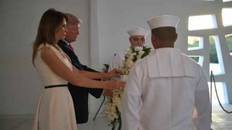 Trump bezoekt Pearl Harbor-memorial