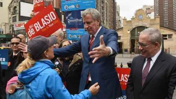 Bill de Blasio herverkozen als burgemeester van New York