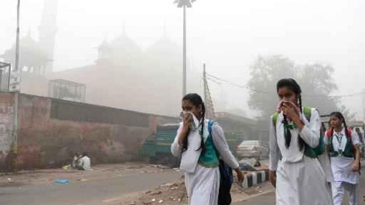Scholen in New Delhi blijven tot zondag dicht wegens vervuiling