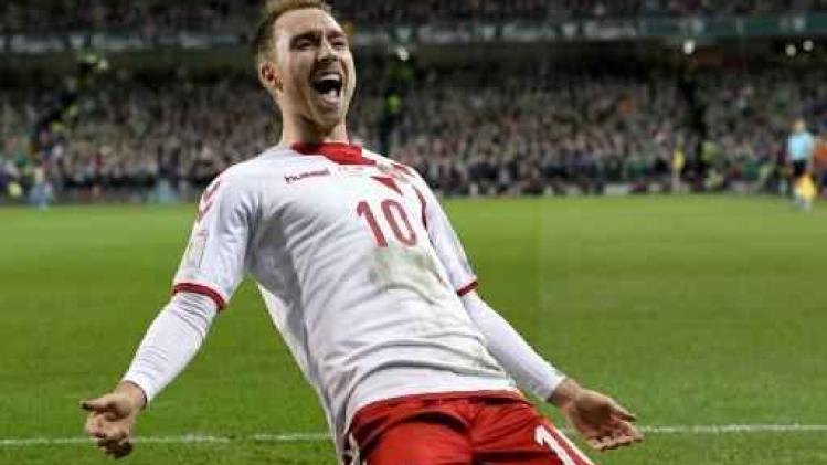 Kwal. WK 2018 - Christian Eriksen bezorgt Denemarken vijfde WK-deelname