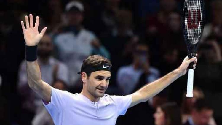 ATP World Tour Finals - Roger Federer is eerste halvefinalist
