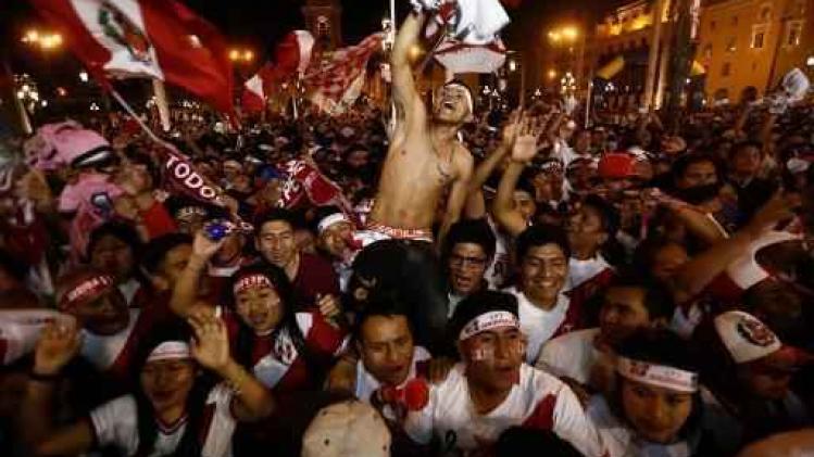 Kwal. WK 2018 - Peru pakt laatste ticket voor wereldbeker in Rusland