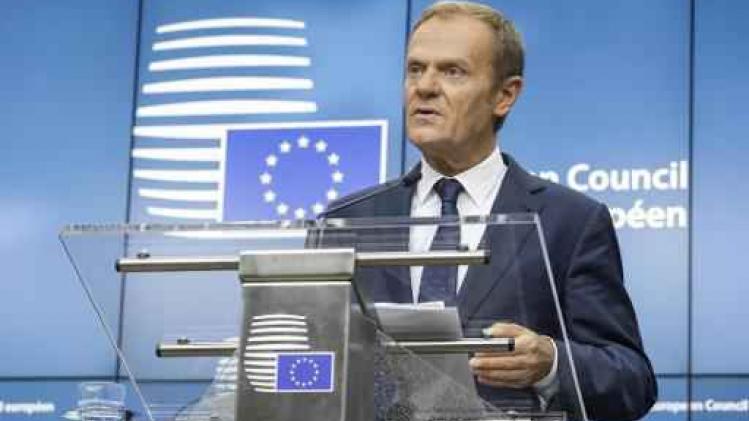 Brexit: Tusk vraagt duidelijke vooruitgang tegen "ten laatste" begin december