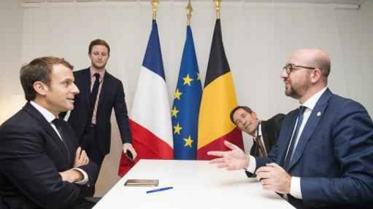 Michel en Macron spreken elkaar onder vier ogen in Göteborg