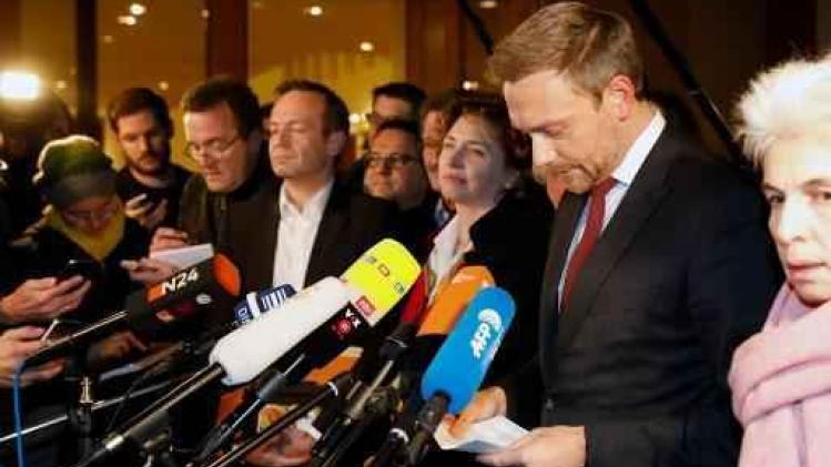 Duitse verkiezingen - FDP stapt uit regeringsonderhandelingen