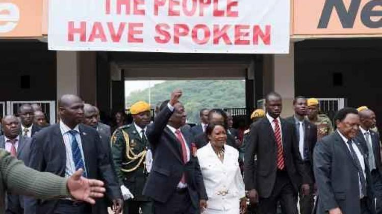 Emmerson Mnangagwa nu ook officieel Zimbabwaans president