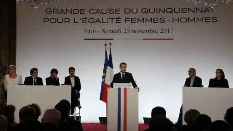 Franse president gaat strijd aan tegen ongelijkheid tussen mannen en vrouwen