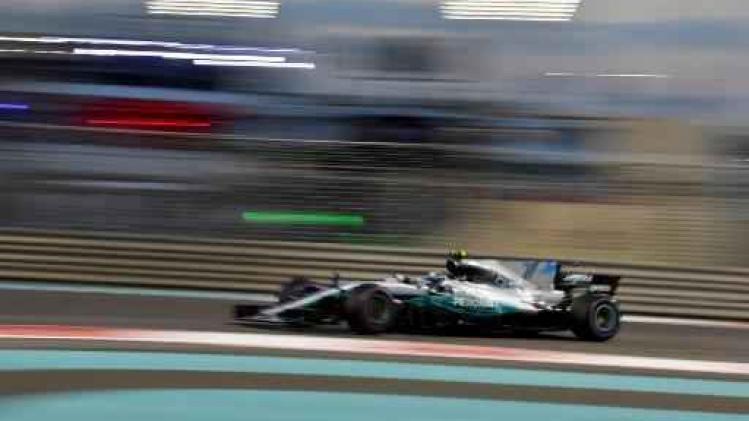 Bottas verzilvert pole in GP F1 van Abu Dhabi