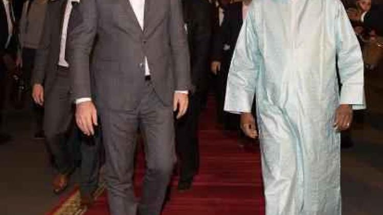 Premier Charles Michel aangekomen in Malinese hoofdstad