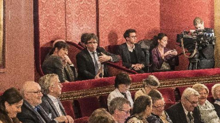 Puigdemont bezoekt opera in Gent