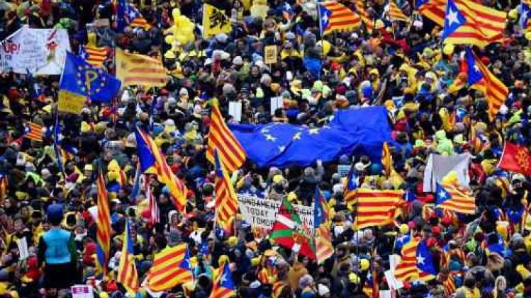 Catalaanse betoging - 45.000 aanwezigen (officieel cijfer politie)