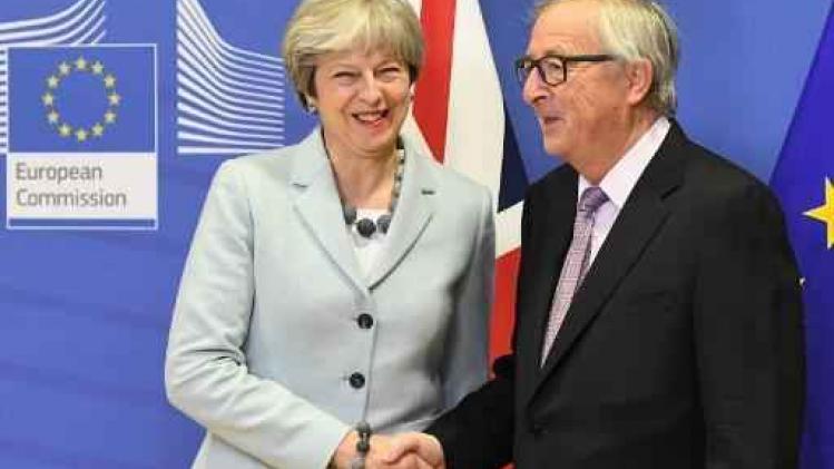 Britse premier May aangekomen in Brussel